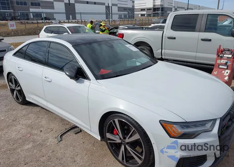 2022 Audi S6 Prestige Tfsi Quattro Tiptronic z USA, uszkodzony, nr VIN WAUFFBF26NN053192